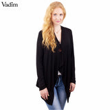 Women Modal Cape basic Solid cardigan - VADIM