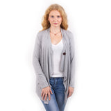 Women Modal Cape basic Solid cardigan - VADIM