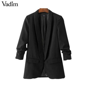 Vadim women elegant white black green blazer - VADIM