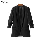 Vadim women elegant white black green blazer - VADIM