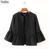 Vadim women sweet ruffles jacket - VADIM