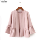 Vadim women sweet ruffles jacket - VADIM