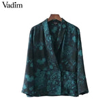 Vadim women vintage flroal shirts - VADIM