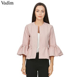 Vadim women sweet ruffles jacket - VADIM